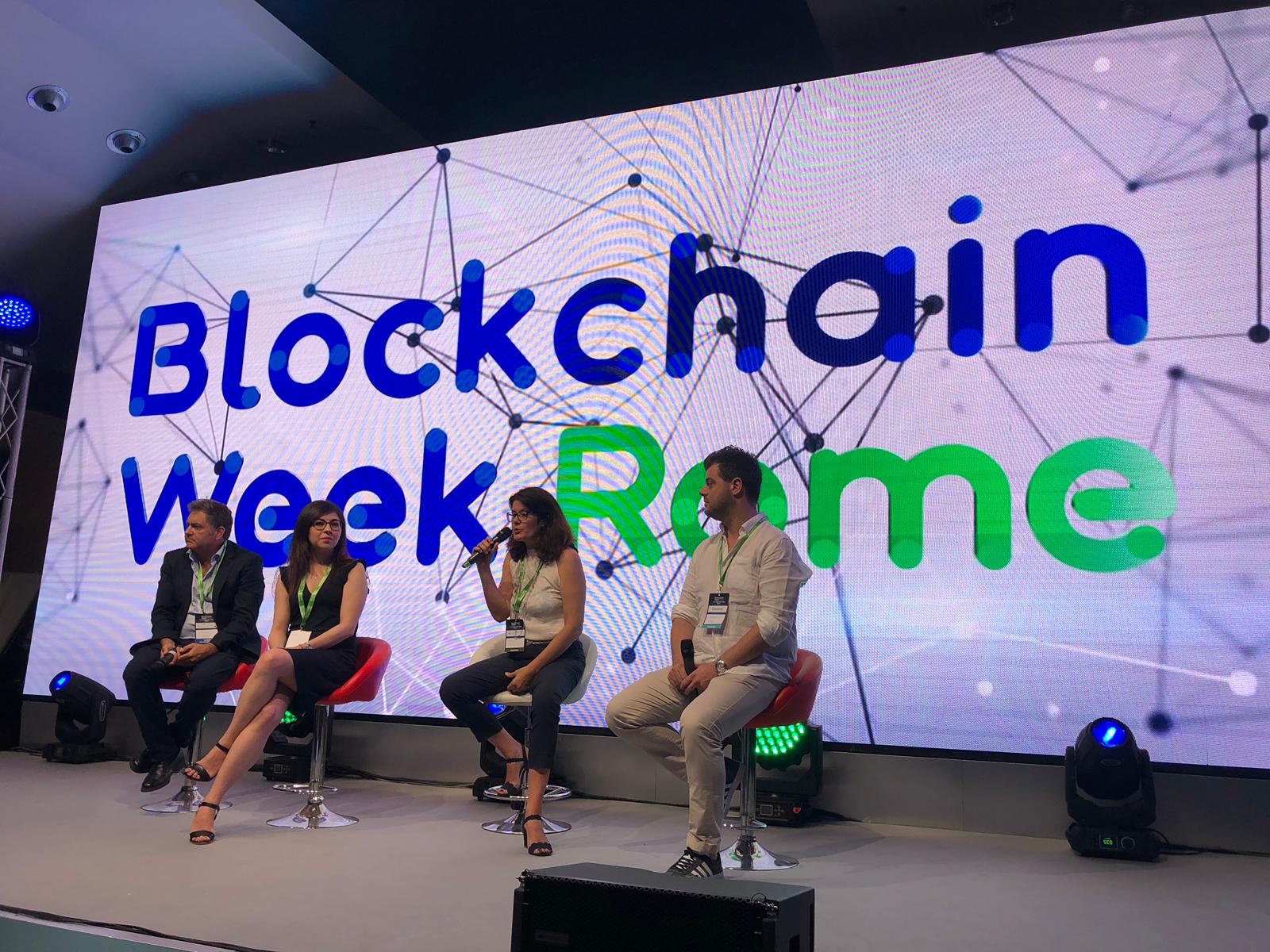 Blockchain Week Rome 2019, l'Avv. Giulia Arangüena interviene nel panel con il gruppo di esperti blockchain del MISE